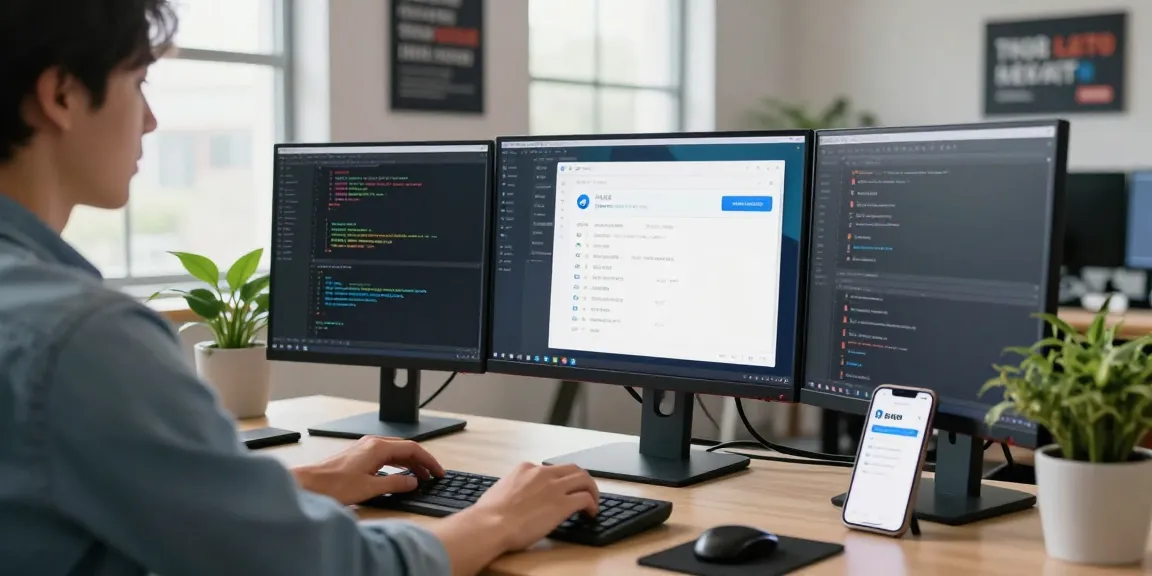 Adjusting Telegram Chinese settings on desktop computer in modern workspace.